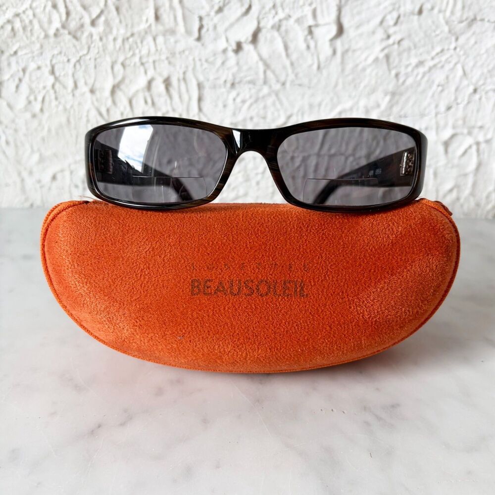 Beausoleil Paris Sunglass Frames Brown Tortoiseshell Rectangular France